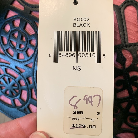 Vintage BCBG Max Azria leather print shoulder bag - Picture 4 of 5